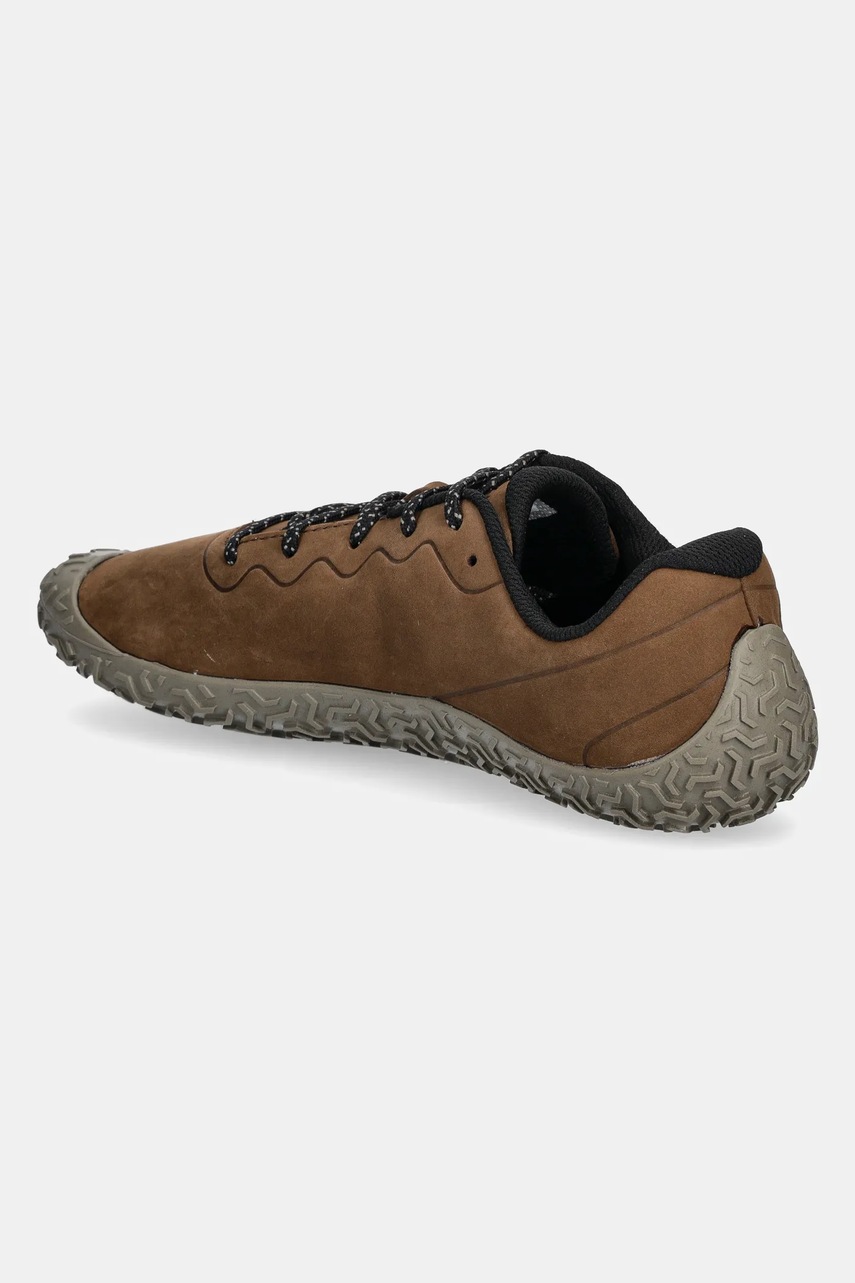 Παπούτσια Merrell Vapor Glove 6 Leather χρώμα: καφέ, J067863 φωτογραφία