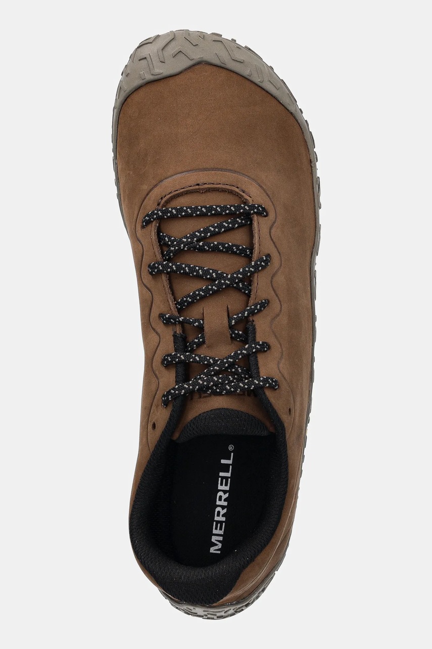 Παπούτσια Merrell Vapor Glove 6 Leather χρώμα: καφέ, J067863 φωτογραφία