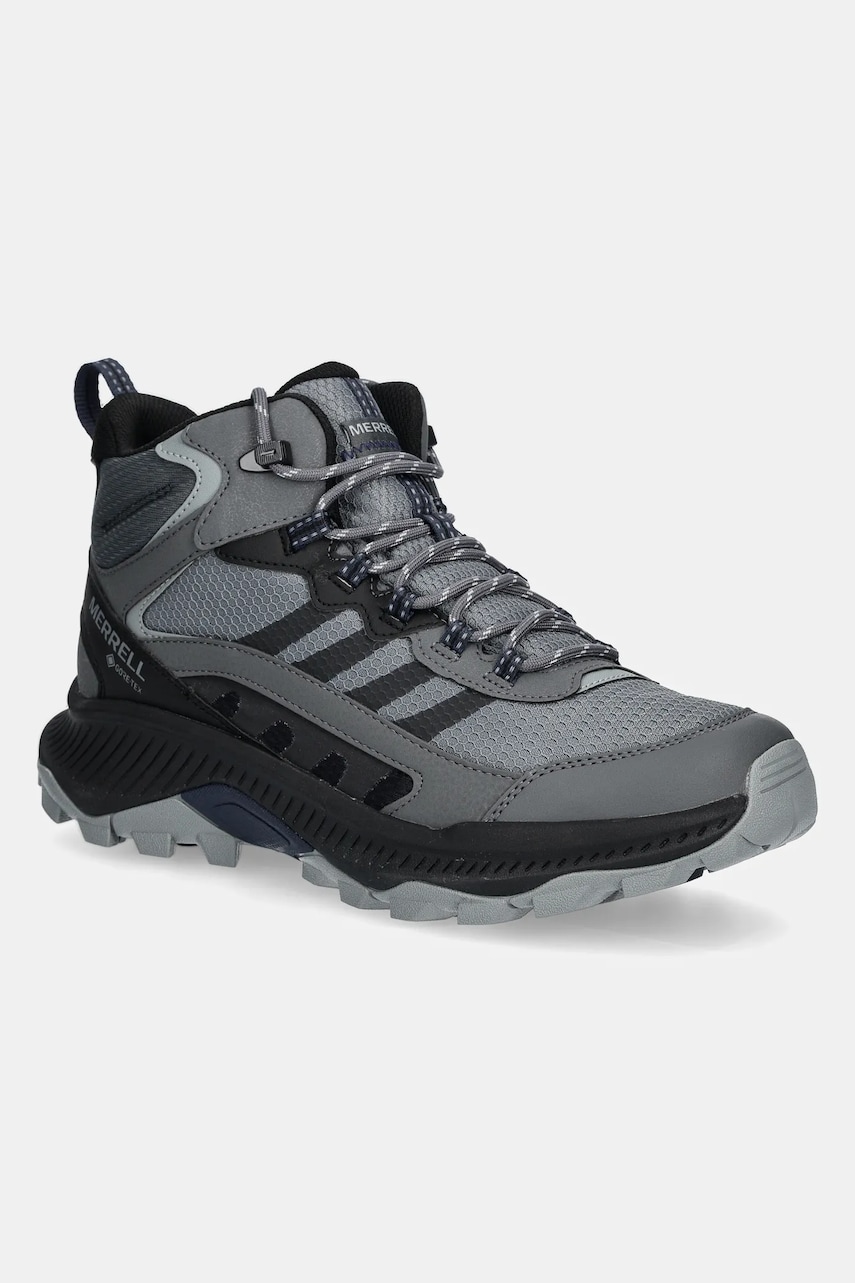 Merrell pantofi Speed Strike 2 Mid GTX barbati, culoarea gri, J037821