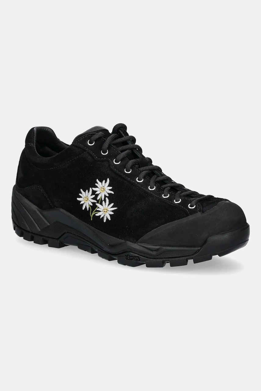 Diemme pantofi de piele intoarsa Movida culoarea negru, DI25SPMOM-F06X055BLK