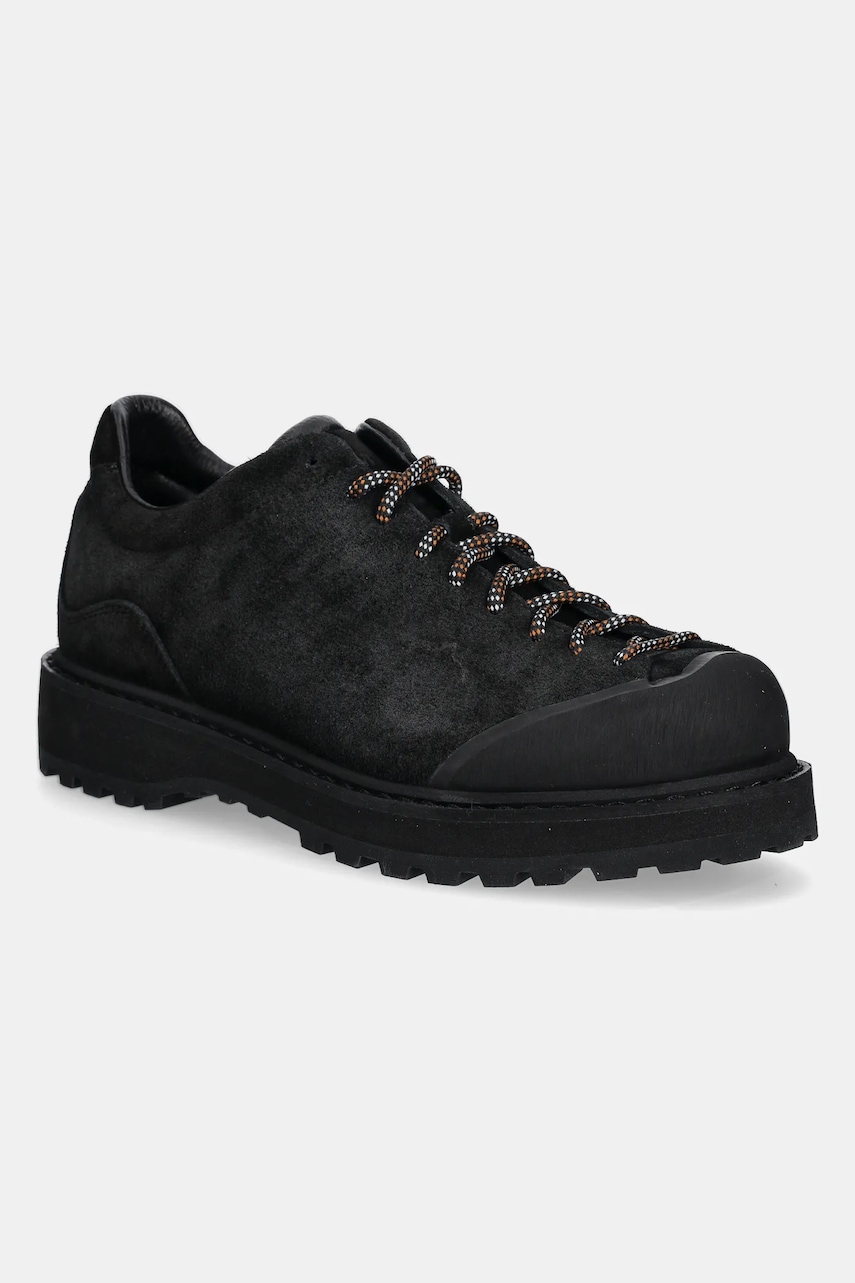 Diemme pantofi de piele întoarsă Ampezzo culoarea negru, DI24SPAMM-F01S006BLK