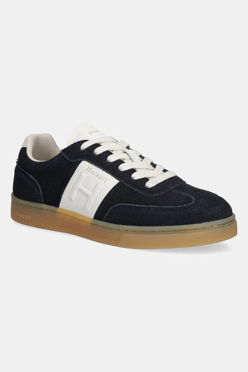 Hackett London sneakers HARPER HERITAGE bărbați, culoarea bleumarin, HMS21463 Hackett London sneakers HARPER HERITAGE bărbați, culoarea bleumarin, HMS21463