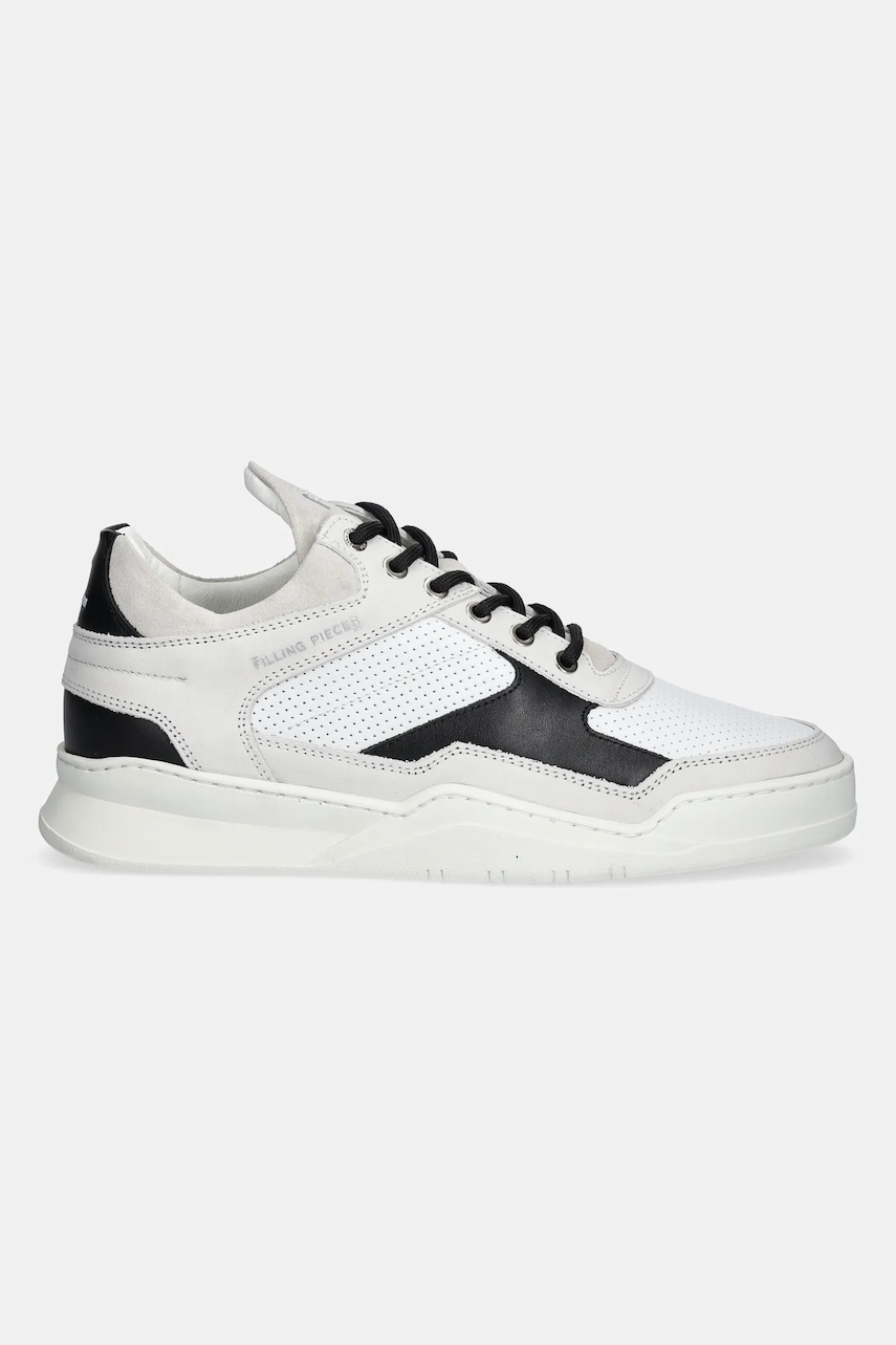Кожаные кроссовки Filling Pieces Low Top Ghost Paneled мужские цвет белый 25298802024 Кожаные кроссовки Filling Pieces Low Top Ghost Paneled мужские цвет белый 25298802024