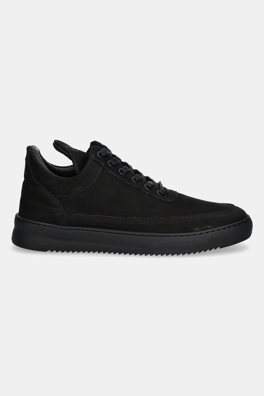Кроссовки из нубука Filling Pieces Low Top Ripple Nubuck мужские цвет чёрный 25122841847 Кроссовки из нубука Filling Pieces Low Top Ripple Nubuck мужские цвет чёрный 25122841847