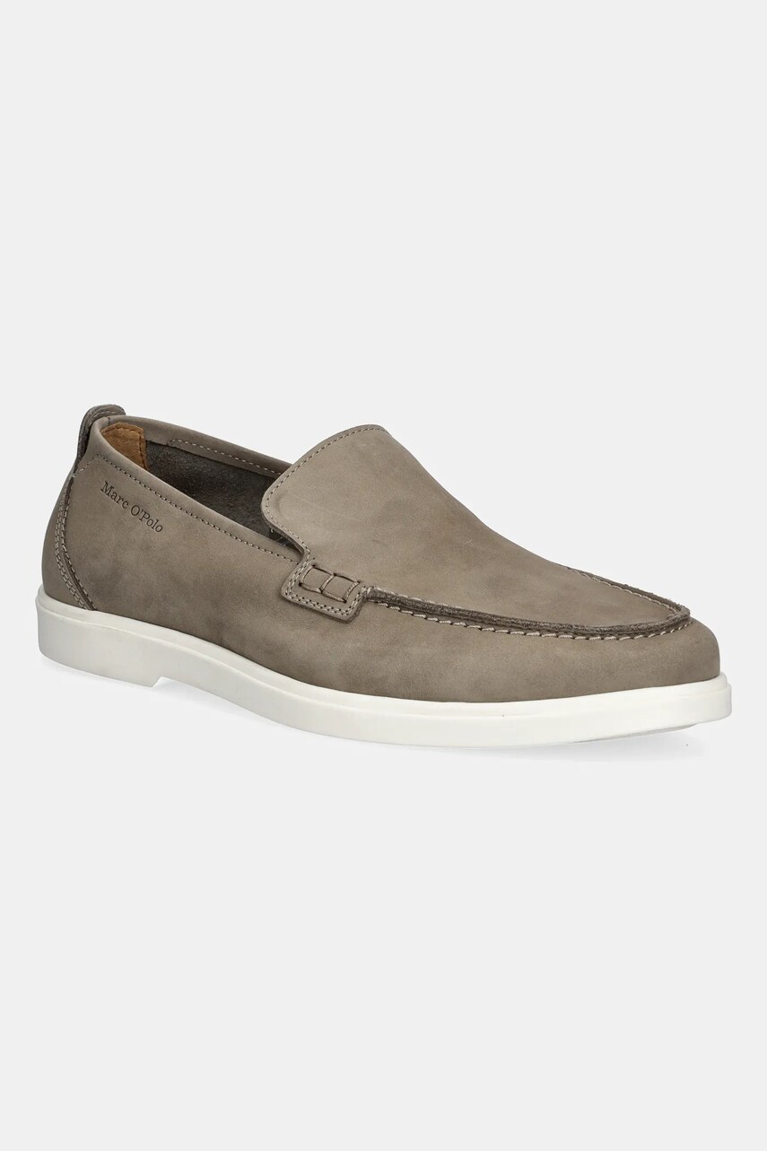 Marc O\'Polo mocasini din nubuc LAURO 6C bărbați, culoarea gri, 50326933201210