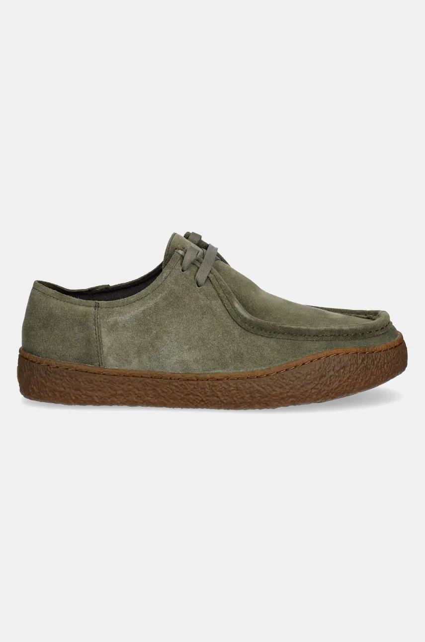 Туфли на низком ходу из нубука Camper Peu Terreno мужские цвет зелёный K101004-003 Туфли на низком ходу из нубука Camper Peu Terreno мужские цвет зелёный K101004-003