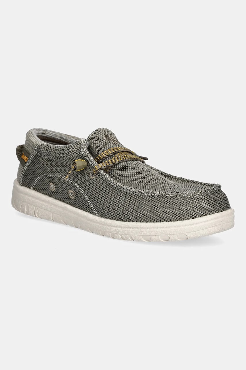 Jeep pantof SAMOA WALLABEE KNIT culoarea verde, JM51030A Jeep pantof SAMOA WALLABEE KNIT culoarea verde, JM51030A