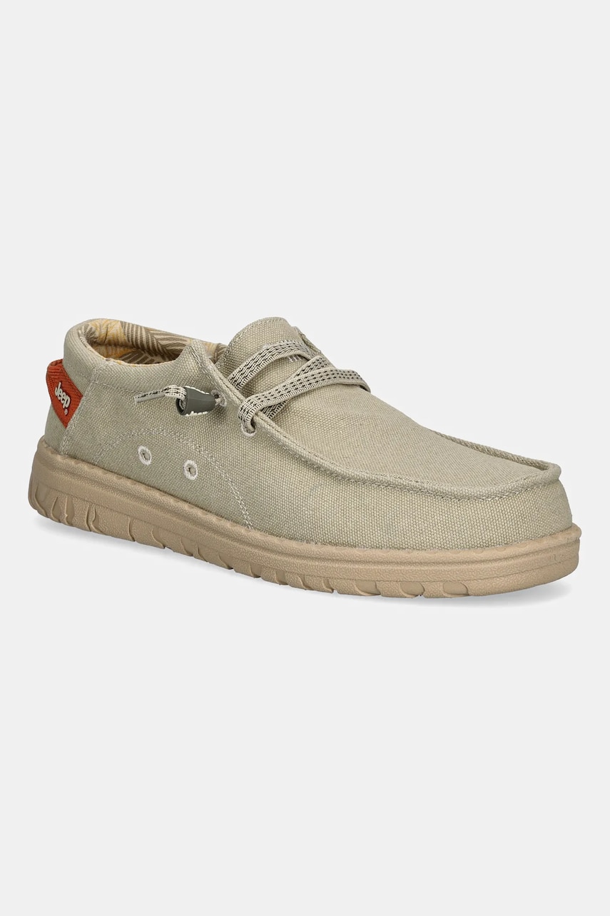 Jeep pantof SAMOA WALLABEE CVS culoarea bej, JM51032A Jeep pantof SAMOA WALLABEE CVS culoarea bej, JM51032A