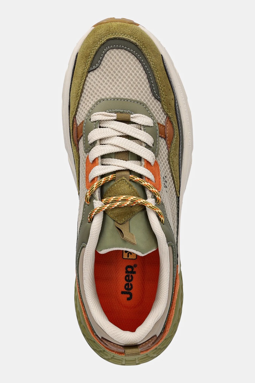 Αθλητικά Jeep GROOVE MESH χρώμα: πράσινο, JM51091A φωτογραφία