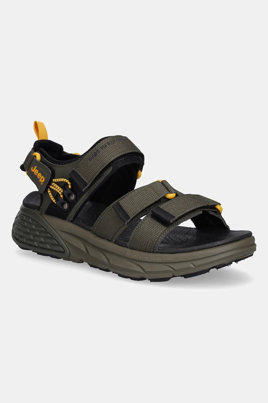 Jeep sandale GROOVE SANDAL barbati, culoarea verde, JM51120A Jeep sandale GROOVE SANDAL barbati, culoarea verde, JM51120A