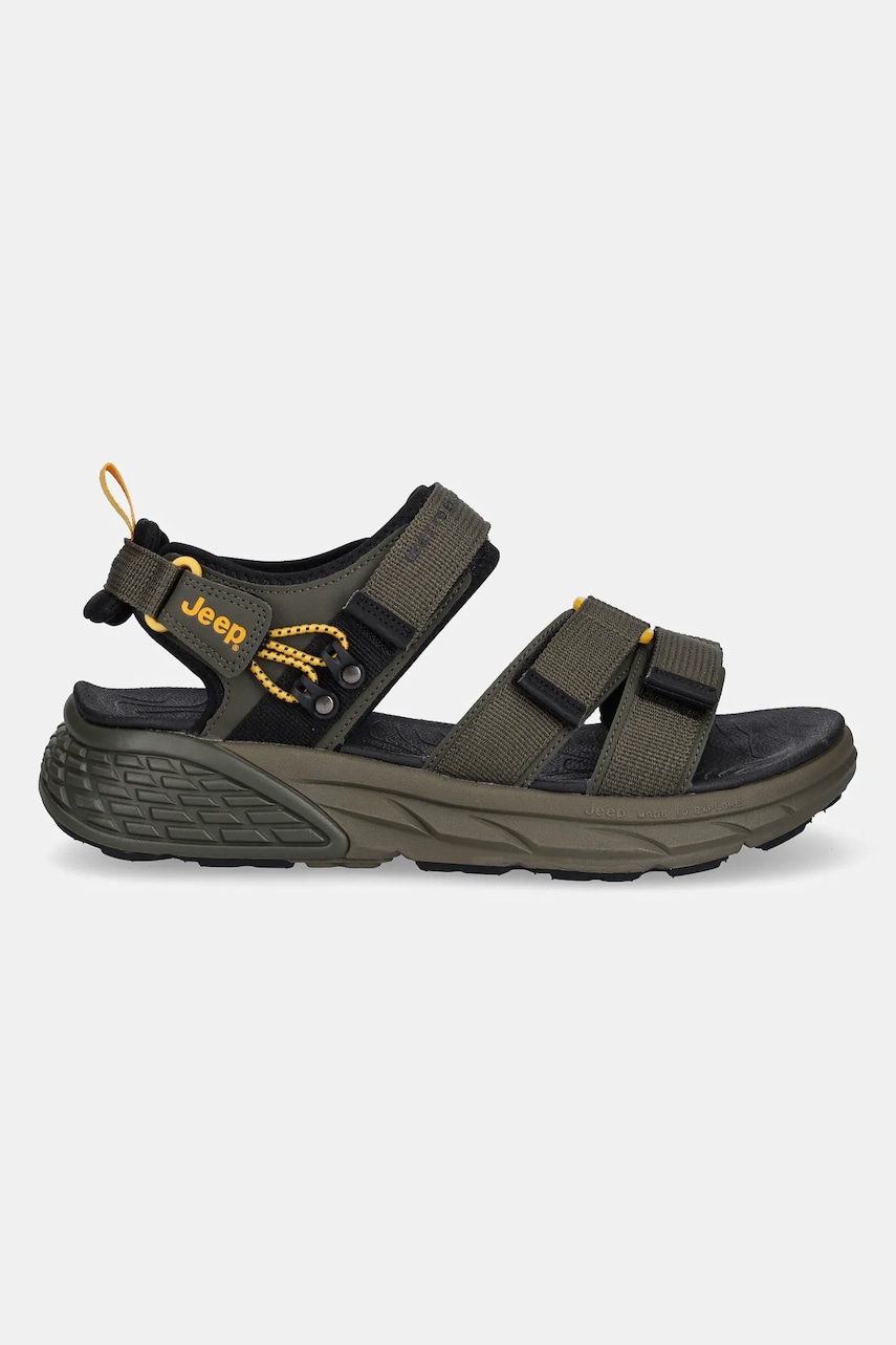 Сандалии Jeep GROOVE SANDAL мужские цвет зелёный JM51120A Сандалии Jeep GROOVE SANDAL мужские цвет зелёный JM51120A