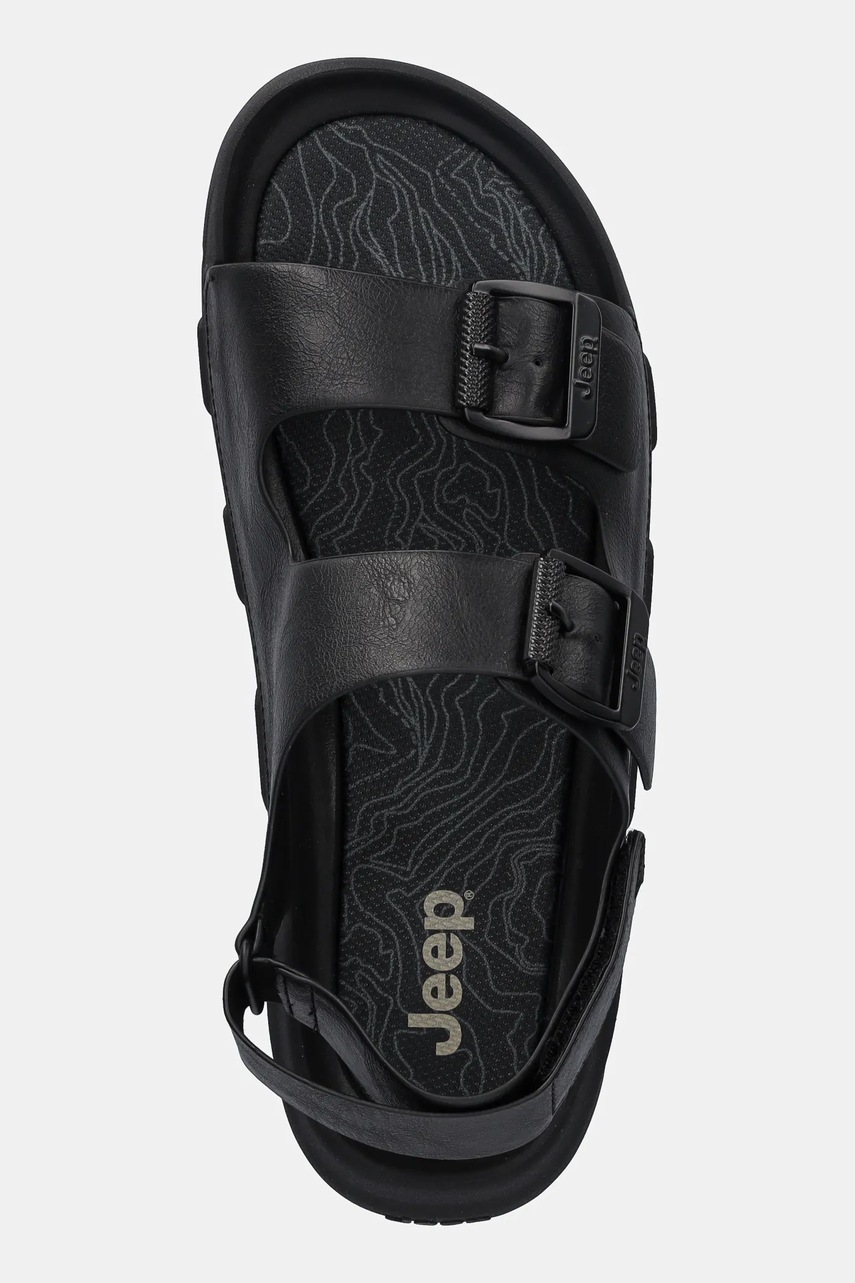 Σανδάλια Jeep DAYTONA SANDAL χρώμα: μαύρο, JM51132A φωτογραφία