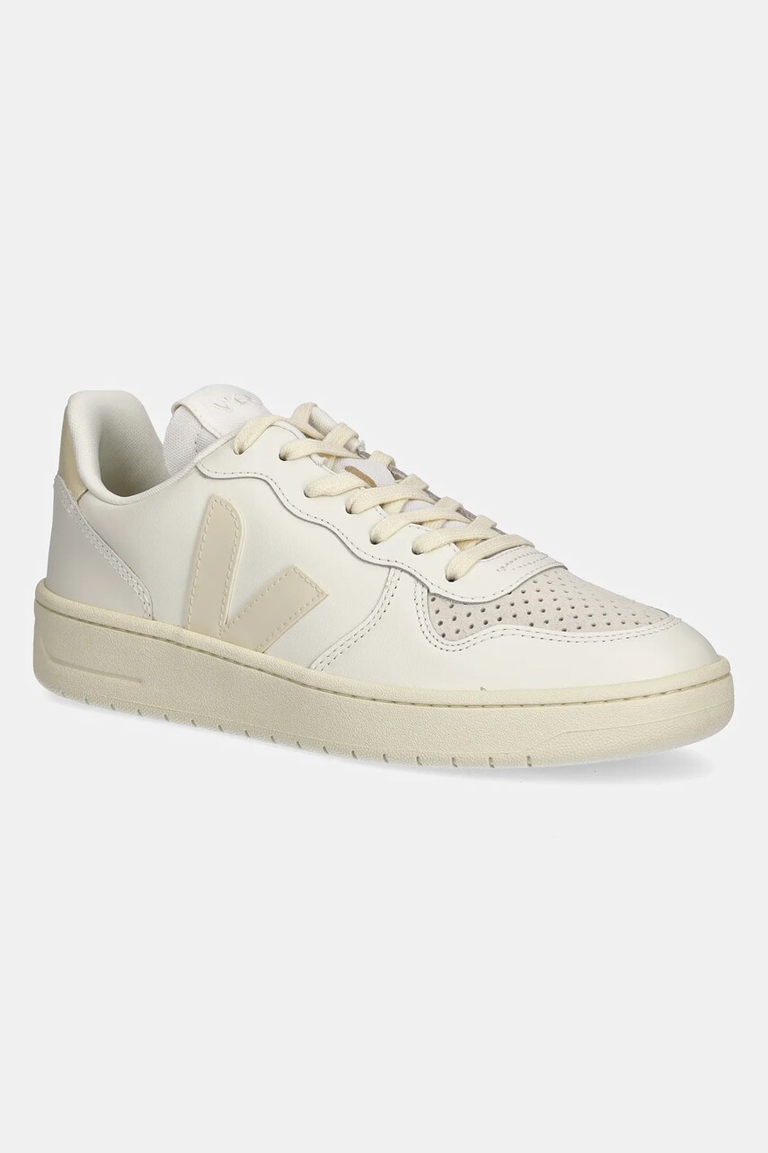 Veja Adidasi din piele V-10 Prime barbati, culoarea bej, VI0220498B