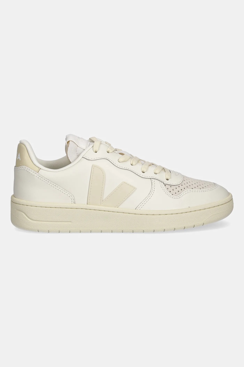 Кожаные кроссовки Veja V-10 Prime мужские цвет бежевый VI0220498B Кожаные кроссовки Veja V-10 Prime мужские цвет бежевый VI0220498B
