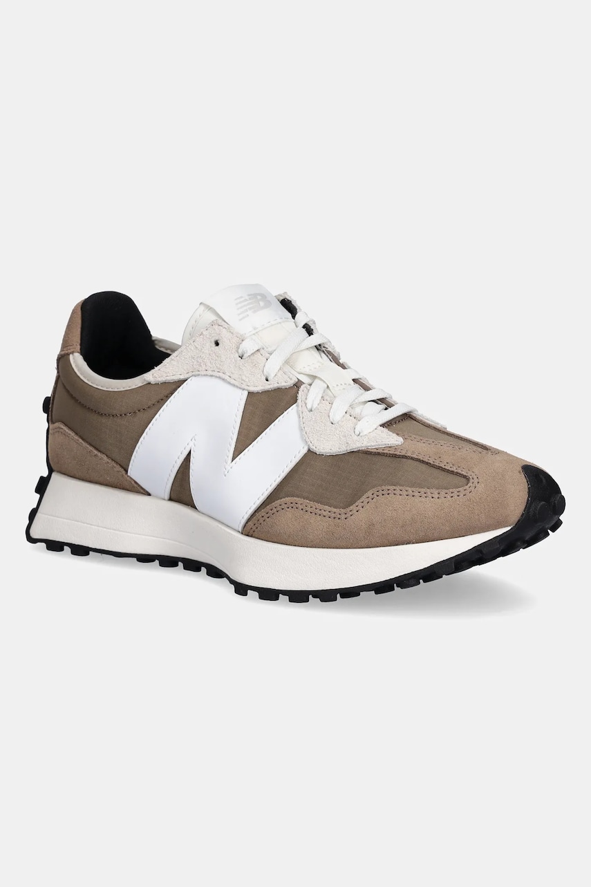 New Balance sneakers 327 barbati, culoarea maro, U327SBC