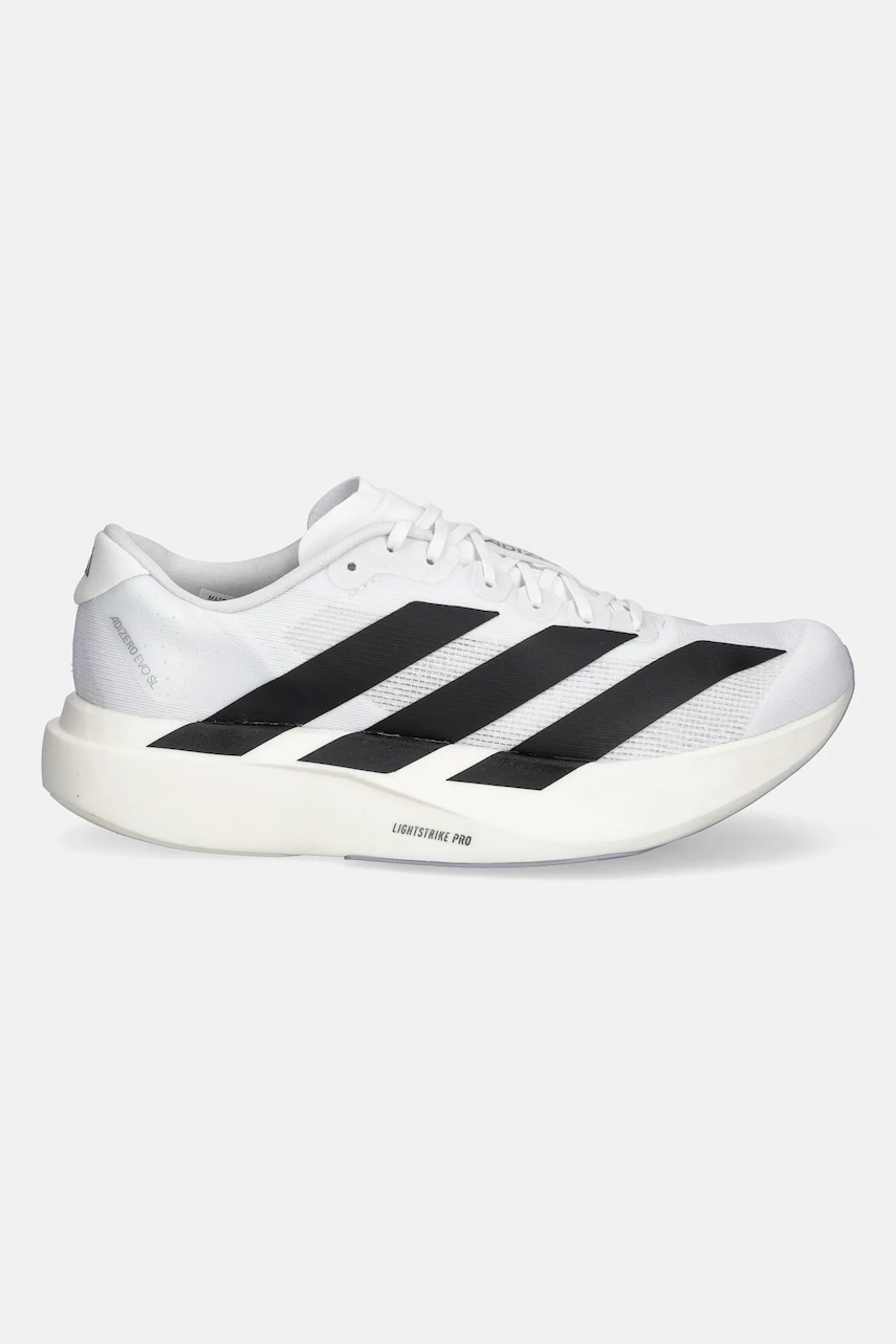 Обувь для бега adidas Performance Adizero Evo SL цвет белый JH6206 Обувь для бега adidas Performance Adizero Evo SL цвет белый JH6206