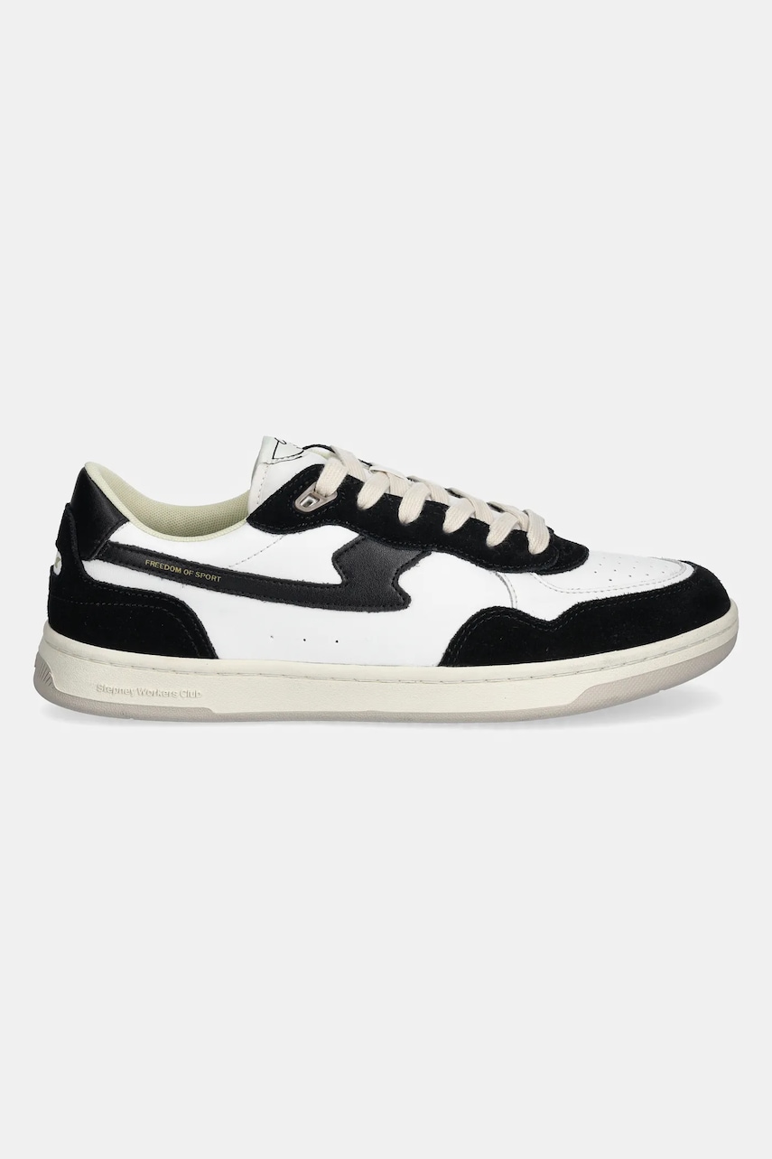 Кроссовки Stepney Workers Club Pro Cup 01 S-Strike Leather Suede мужские цвет чёрный YQ03010 Кроссовки Stepney Workers Club Pro Cup 01 S-Strike Leather Suede мужские цвет чёрный YQ03010
