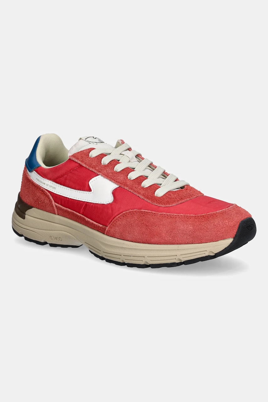 Stepney Workers Club sneakers Osier S-Strike Geo-Merged barbati, culoarea rosu, YP04415
