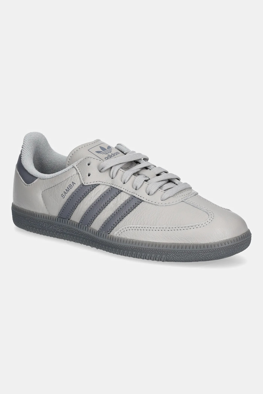 adidas Originals pantofi Samba OG barbati, culoarea gri, JI3207