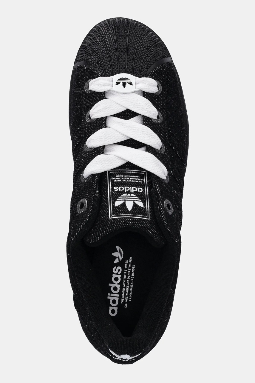 Αθλητικά adidas Originals Superstar II χρώμα: μαύρο, JQ3211 φωτογραφία