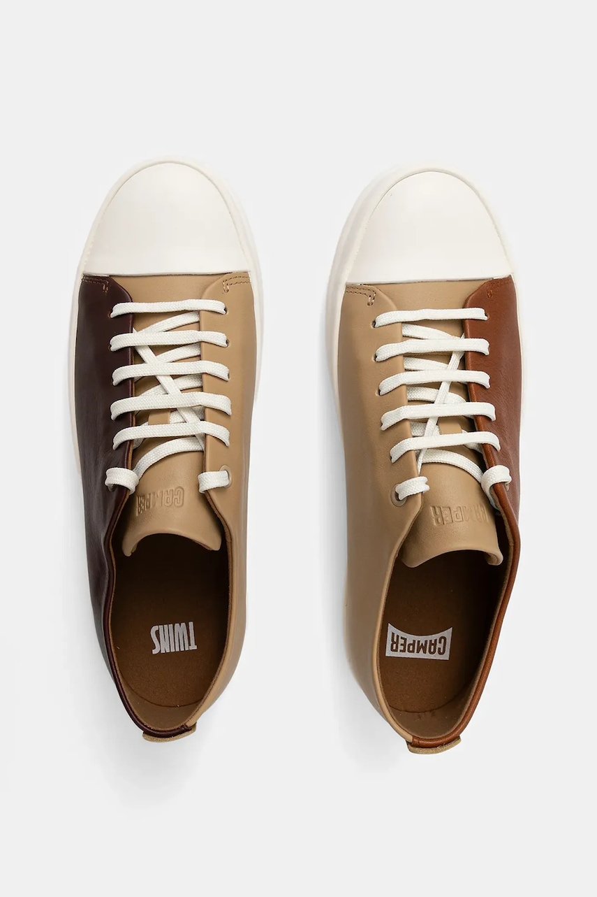 Camper teniși de piele TWS culoarea maro, K100550-026 - 0 | YEO