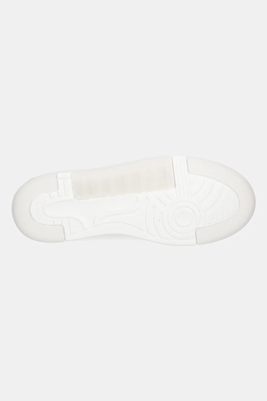 Δερμάτινα αθλητικά παπούτσια Philipp Plein Lo-Top Monogram χρώμα: άσπρο, USC0706 PLE005N 01 φωτογραφία