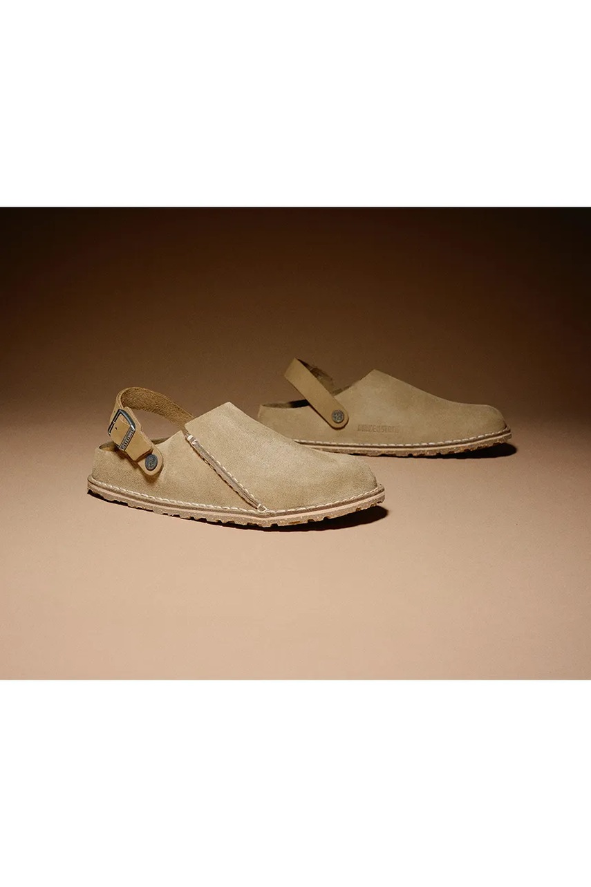 Замшеві сандалі Birkenstock Lutry Premium колір коричневий 1025293 