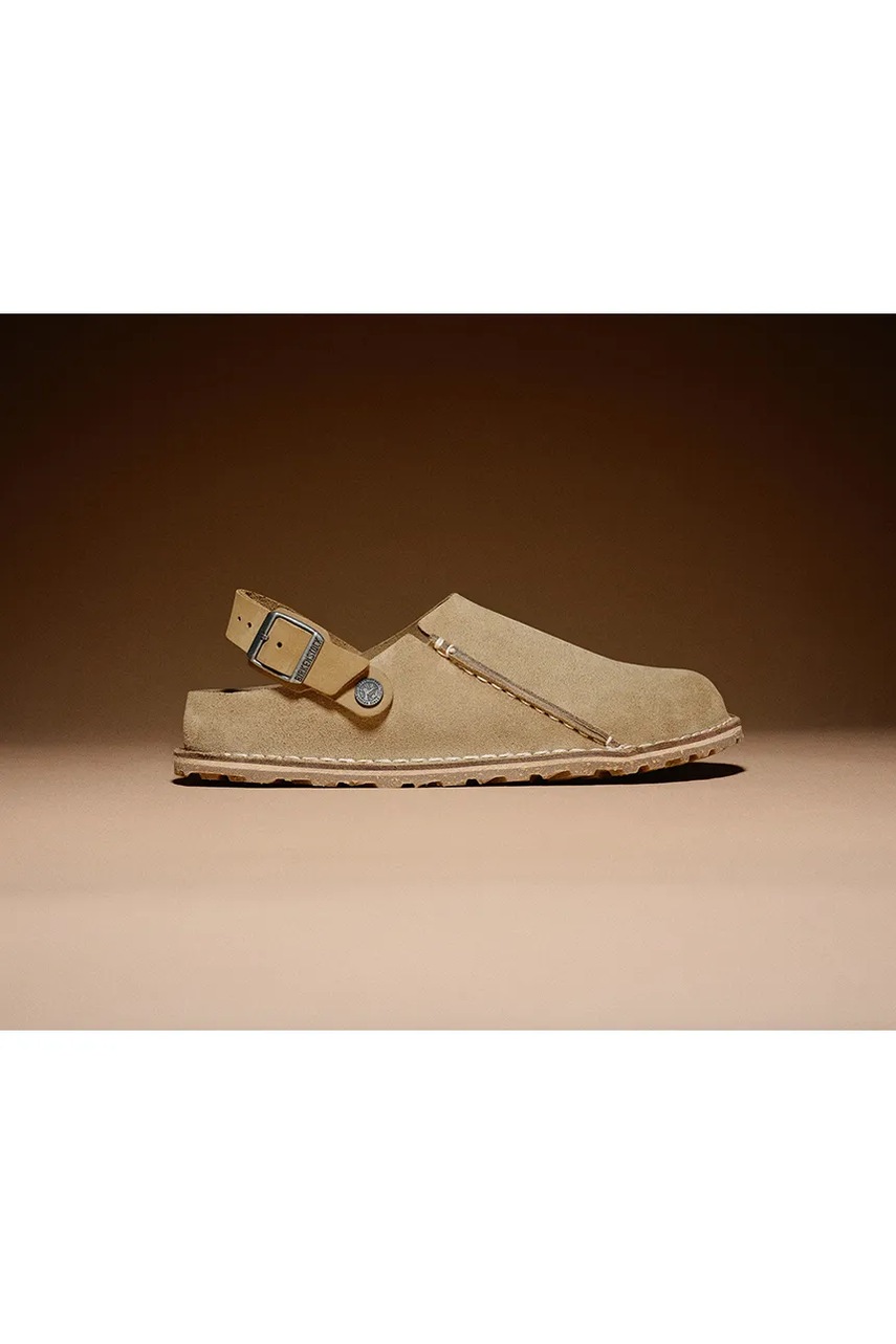 Замшеві сандалі Birkenstock Lutry Premium колір коричневий 1025293 