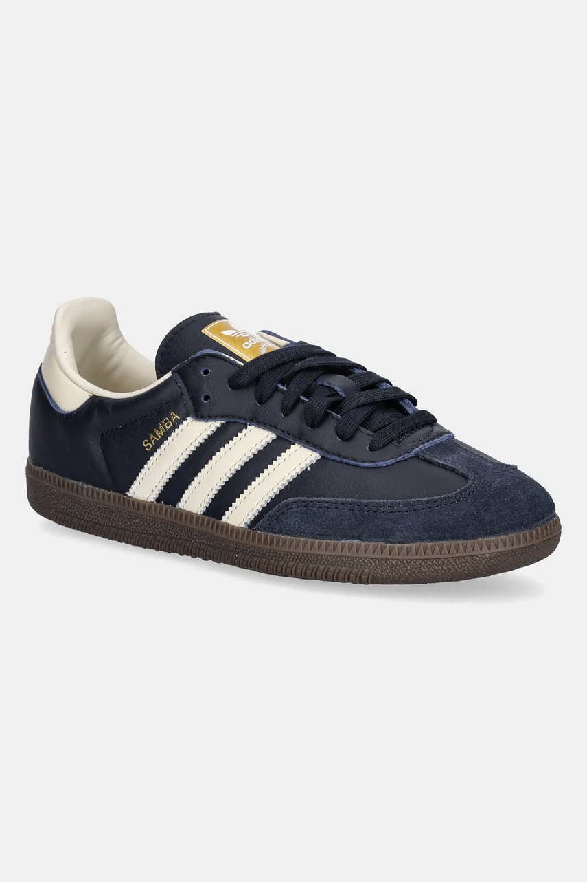 adidas Originals Adidasi din piele Samba OG culoarea albastru marin, ID2056