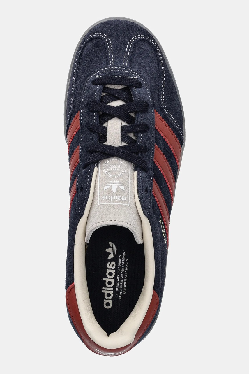 Σουέτ αθλητικά παπούτσια adidas Originals Gazelle Indoor χρώμα: ναυτικό μπλε, JH5404 φωτογραφία