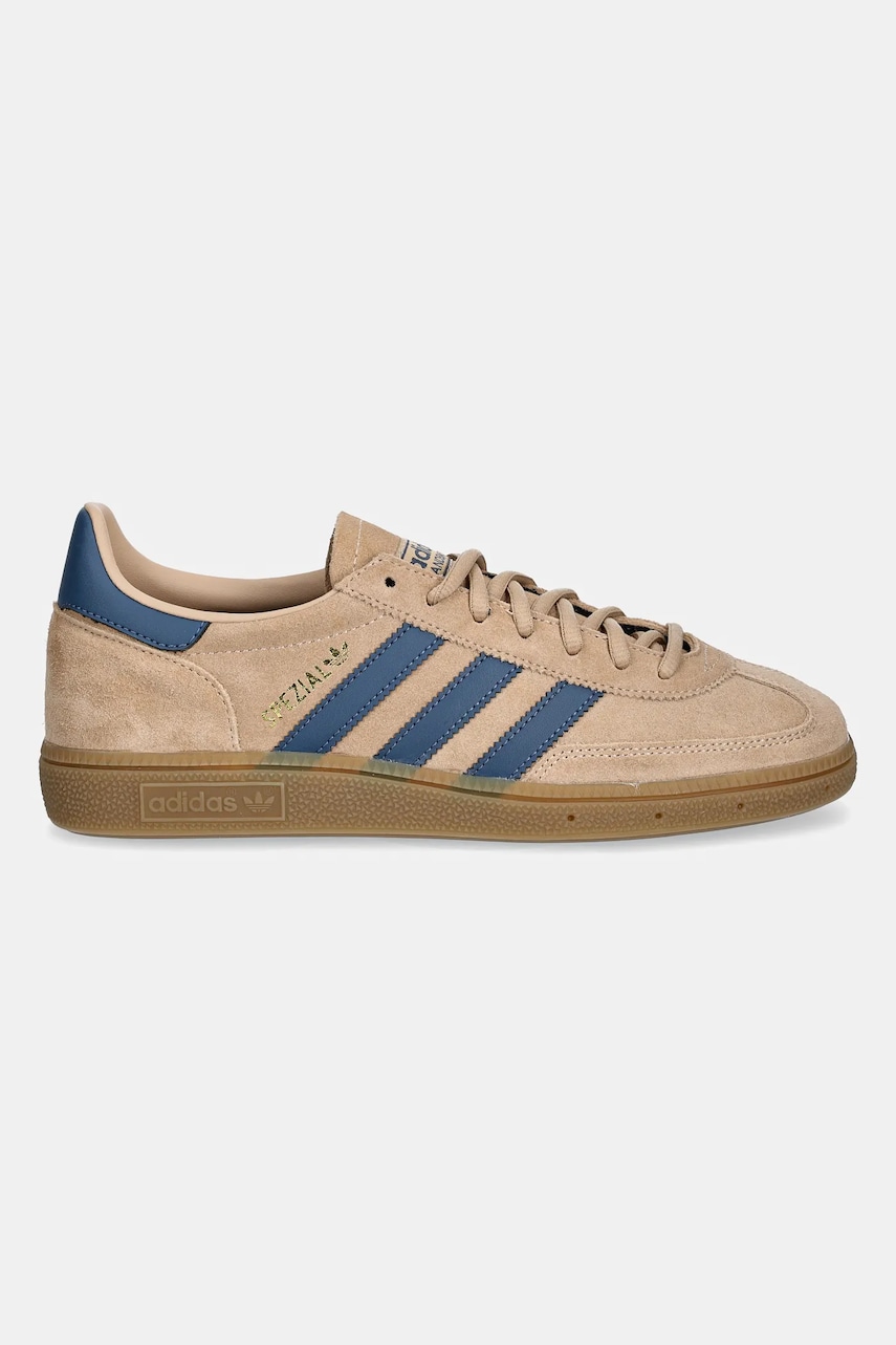 Замшевые кроссовки adidas Originals Handball Spezial цвет бежевый JH5435 Замшевые кроссовки adidas Originals Handball Spezial цвет бежевый JH5435