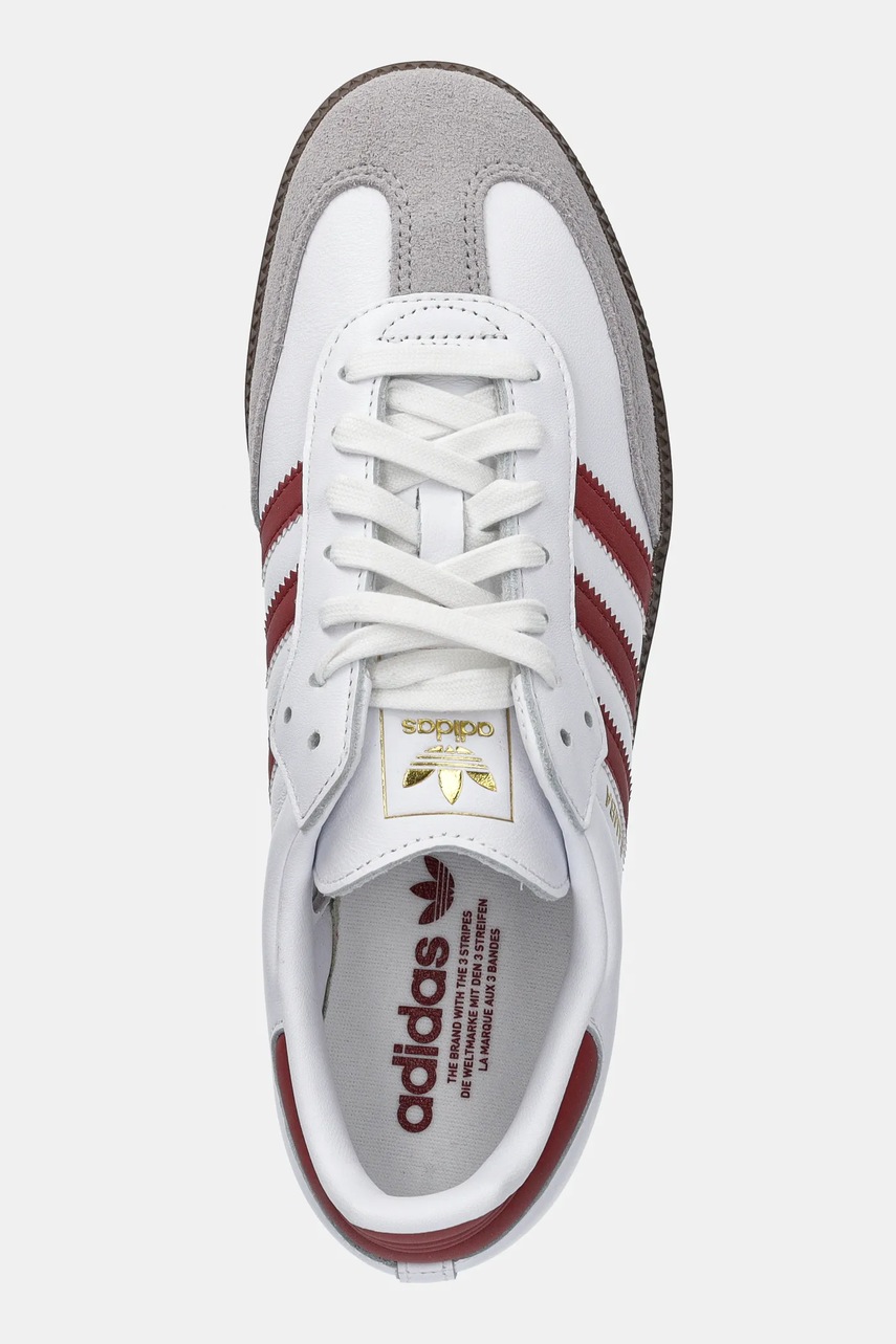 Αθλητικά adidas Originals Samba OG χρώμα: άσπρο, JH8798 φωτογραφία