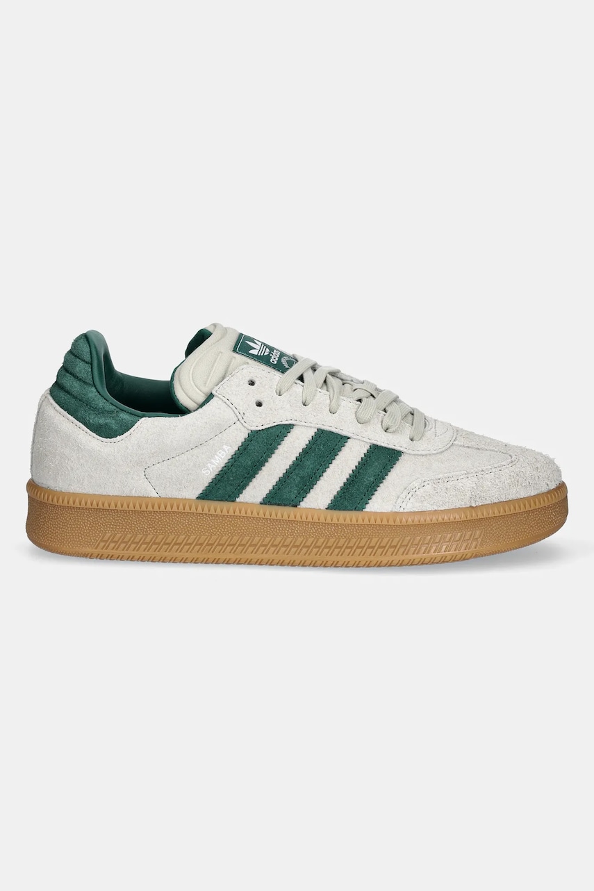 Замшевые кроссовки adidas Originals Samba XLG цвет бежевый JI3197 Замшевые кроссовки adidas Originals Samba XLG цвет бежевый JI3197