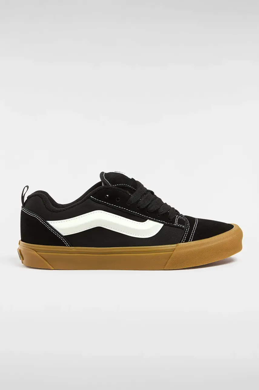 Vans tenisi Knu Skool culoarea negru, VN0009QCB9M1