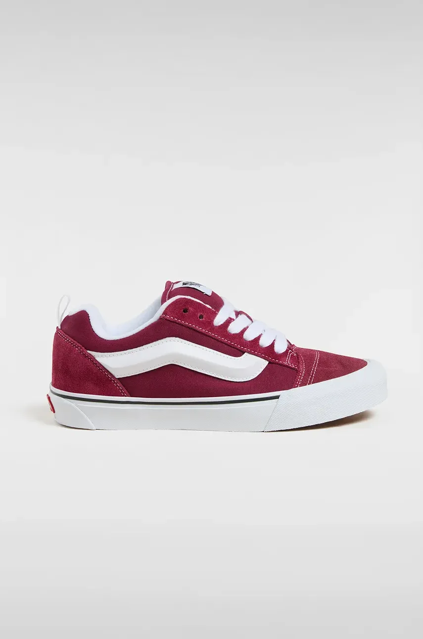 Vans tenisi Knu Skool culoarea bordo, VN000D22ZCF1