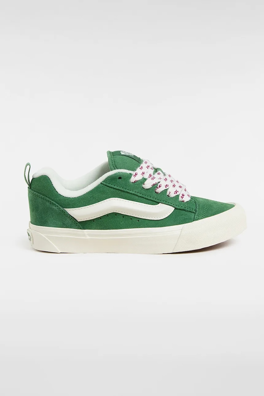 Vans tenisi din piele intoarsa Knu Skool culoarea verde, VN000D6ZBR11 Vans tenisi din piele intoarsa Knu Skool culoarea verde, VN000D6ZBR11