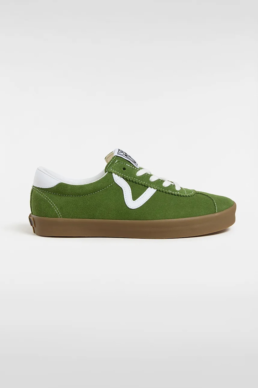 Vans tenisi din piele intoarsa Sport Low culoarea verde, VN000D8XLIM1 Vans tenisi din piele intoarsa Sport Low culoarea verde, VN000D8XLIM1