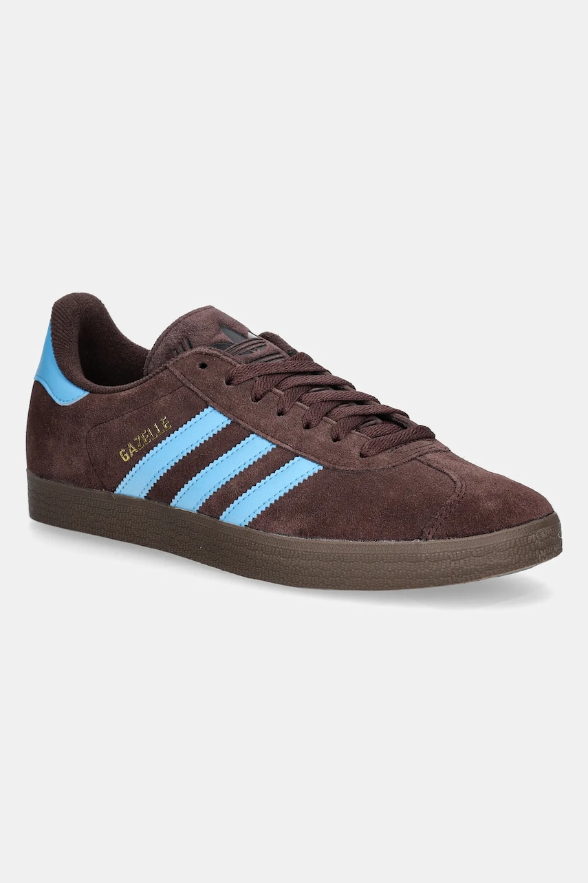 Semišové tenisky adidas Originals Gazelle hnědá barva, JH5392