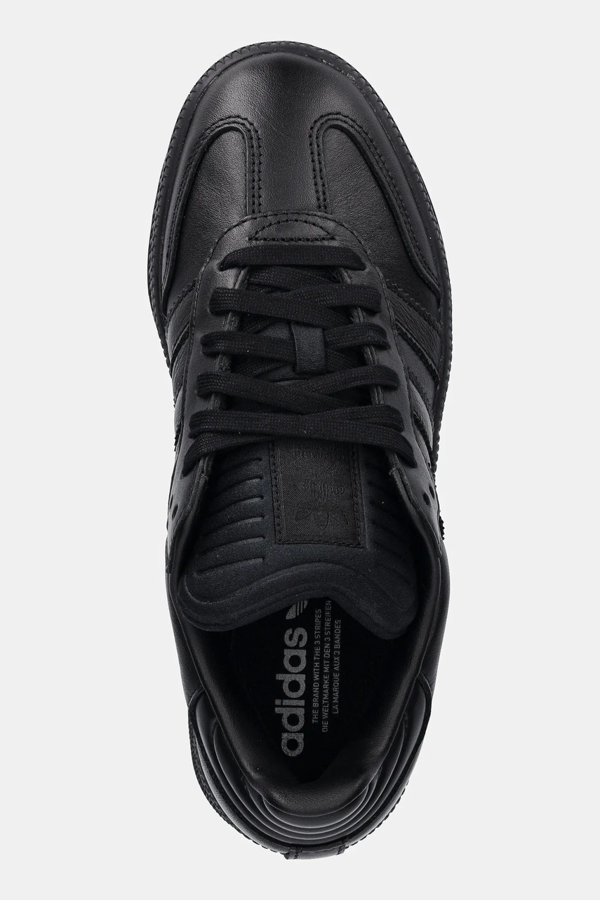 Δερμάτινα αθλητικά παπούτσια adidas Originals Samba XLG χρώμα: μαύρο, JI3195 φωτογραφία