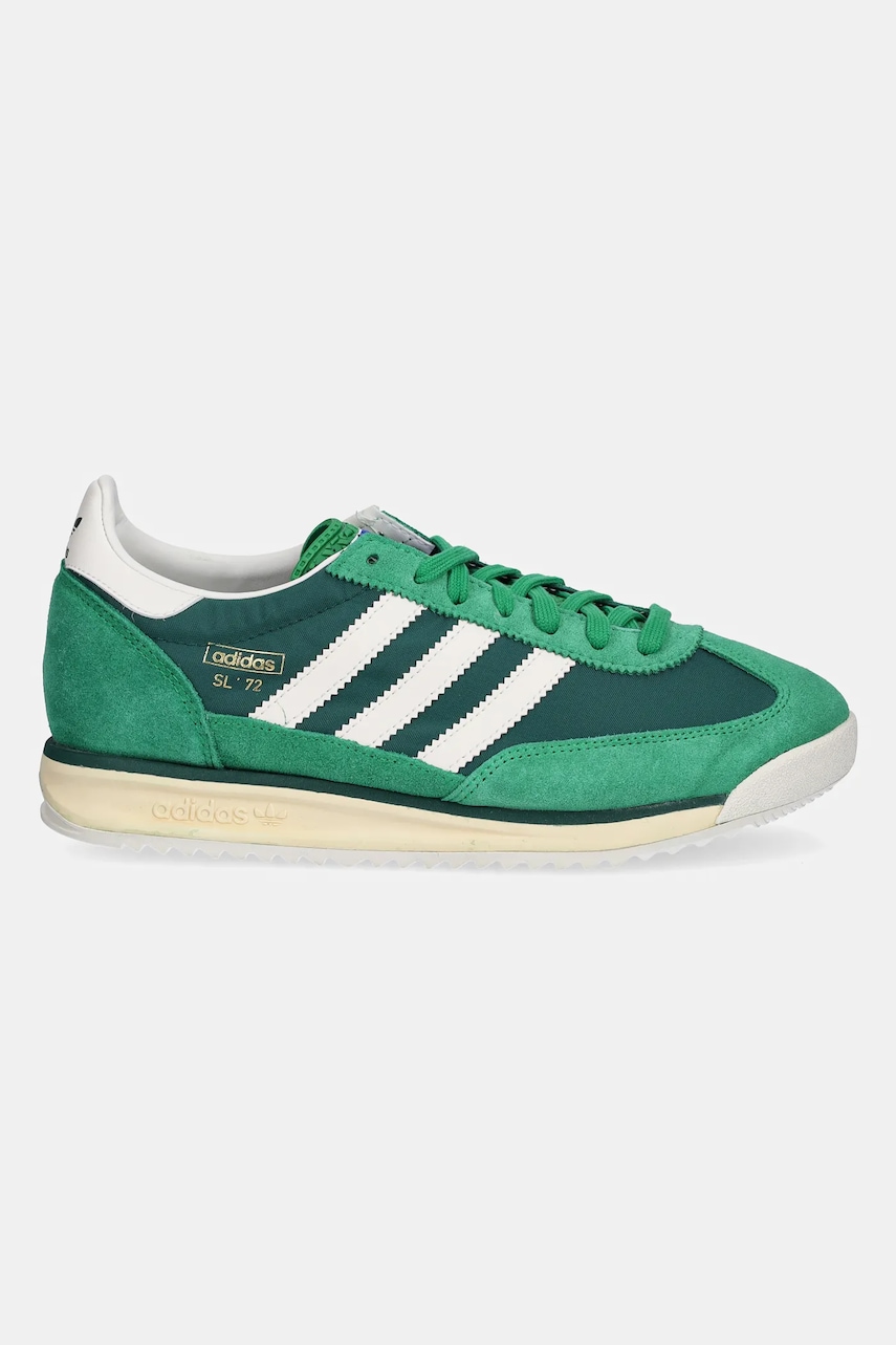 Кроссовки adidas Originals SL 72 RS цвет зелёный JH8643 Кроссовки adidas Originals SL 72 RS цвет зелёный JH8643