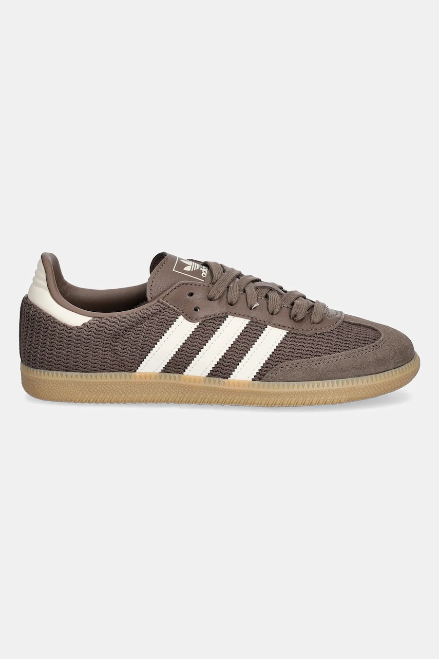 Кроссовки adidas Originals Samba OG цвет коричневый JI3184 Кроссовки adidas Originals Samba OG цвет коричневый JI3184