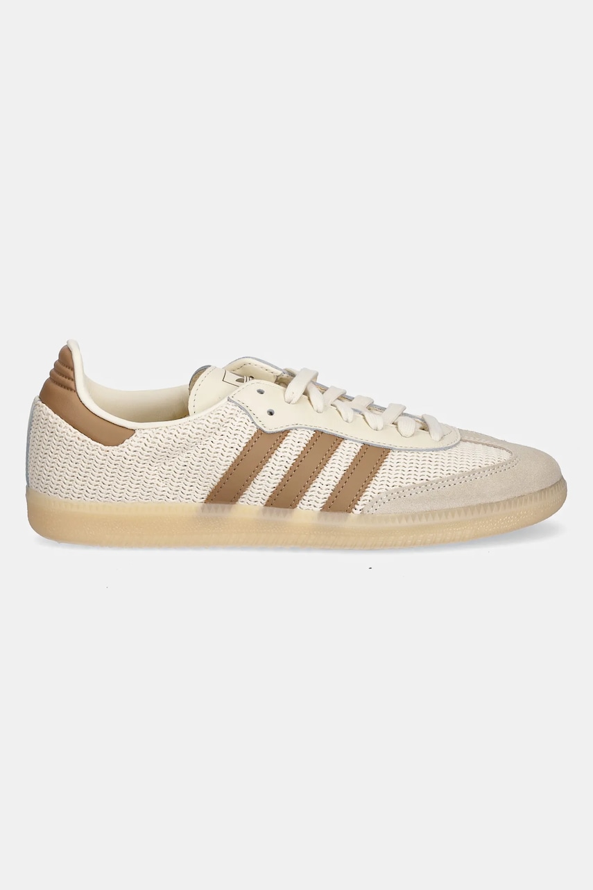 Кроссовки adidas Originals Samba OG цвет бежевый JI3185 Кроссовки adidas Originals Samba OG цвет бежевый JI3185