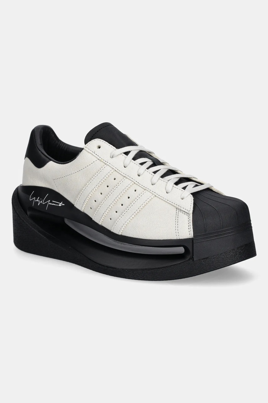 Y-3 sneakers din piele intoarsă Gendo Superstar culoarea bej, JQ2452