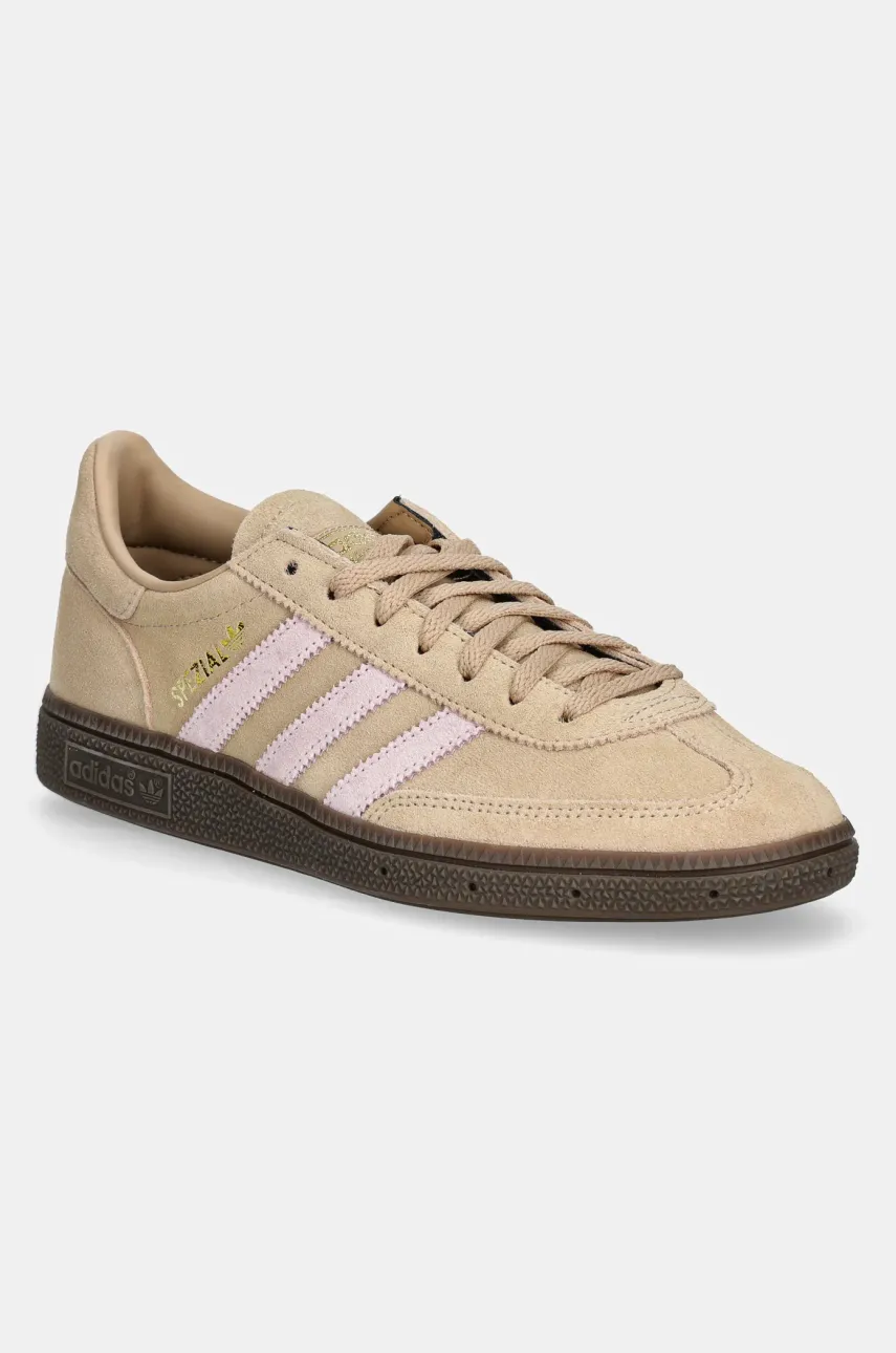 adidas Originals sneakers din piele intoarsă Handball Spezial culoarea bej, JI2651