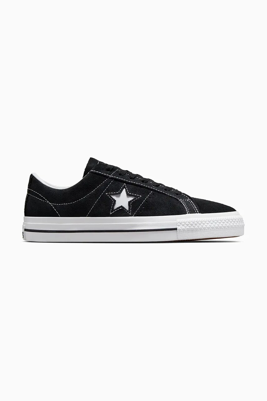 Converse tenisi din piele intoarsa One Star Pro Tn+ culoarea negru, 171327C