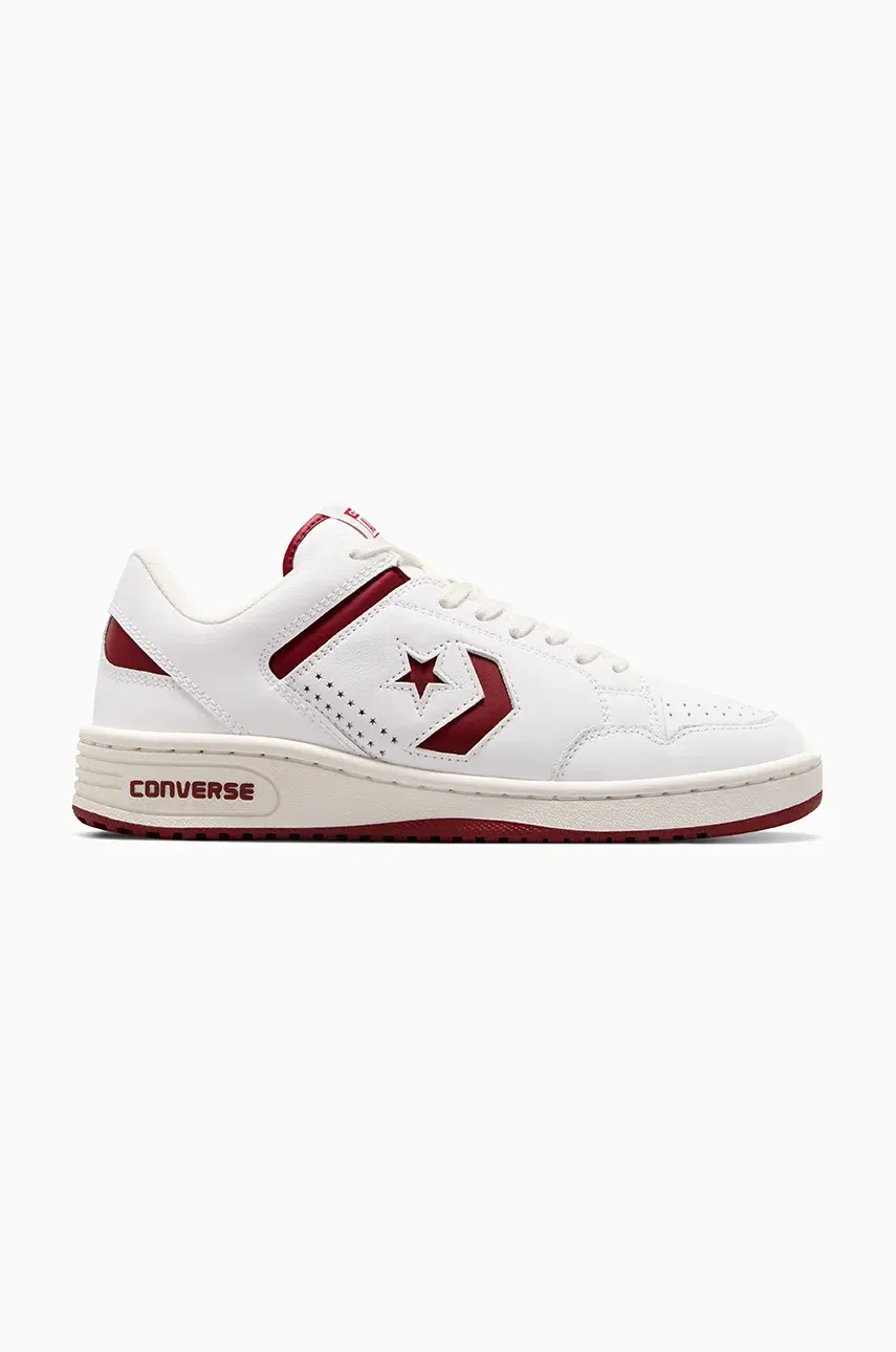Converse sneakers din piele Weapon culoarea alb, A12744C