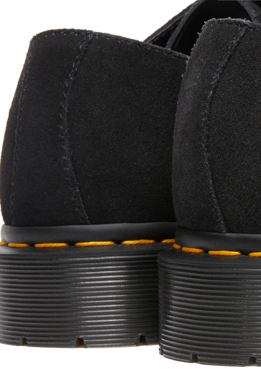 Σουέτ κλειστά παπούτσια Dr. Martens Ramsey χρώμα: μαύρο, DM40572001 φωτογραφία