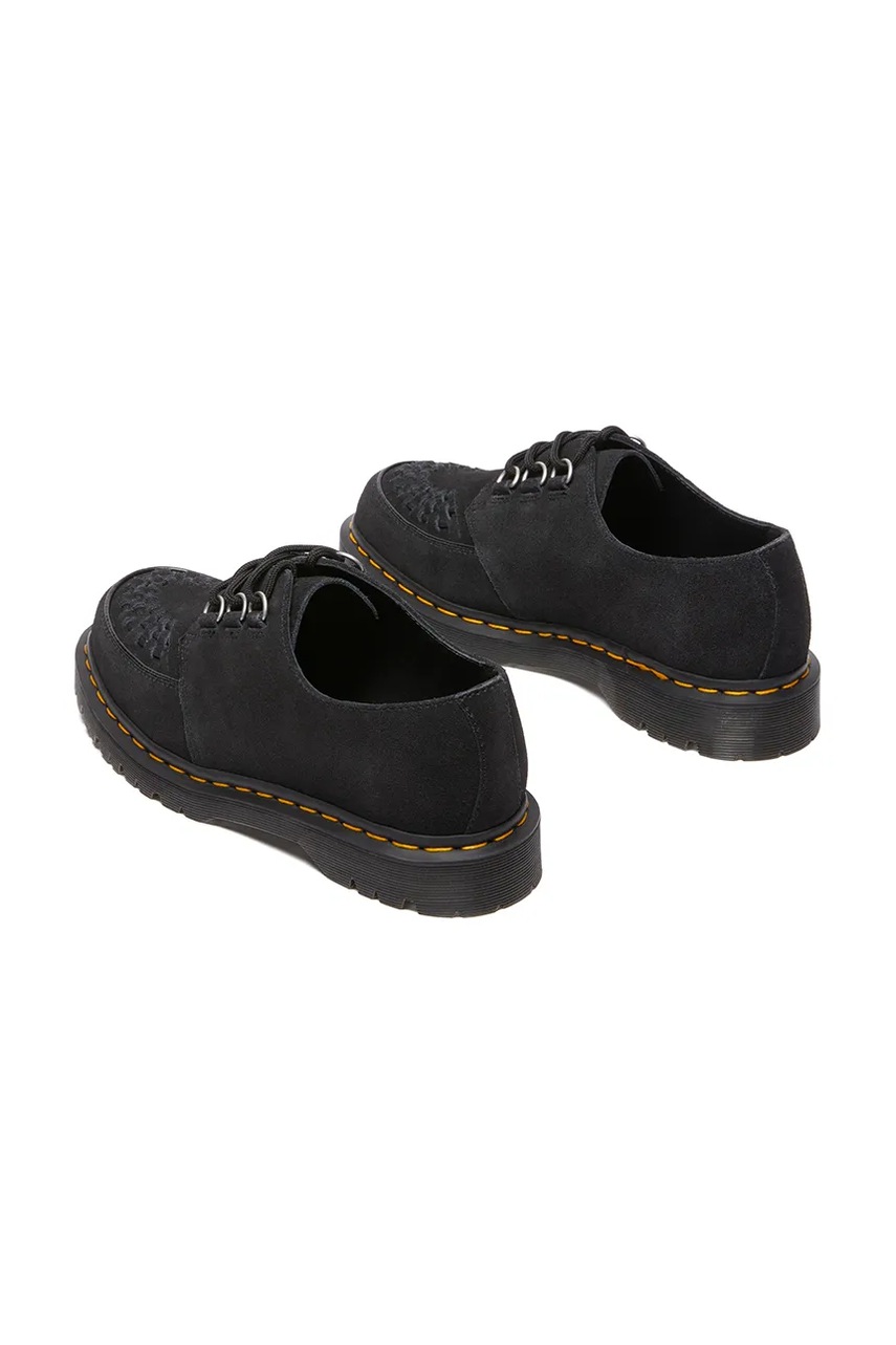Σουέτ κλειστά παπούτσια Dr. Martens Ramsey χρώμα: μαύρο, DM40572001 φωτογραφία