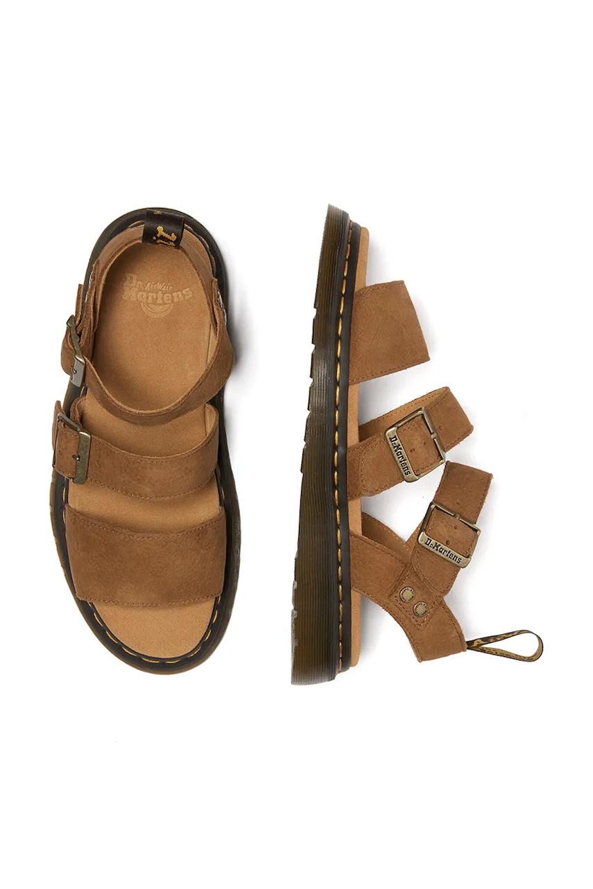 Nubukové sandály Dr. Martens Gryphon