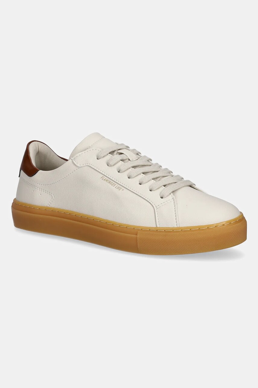 Flamingos sneakers Hampton Court culoarea bej, HCBRONAT